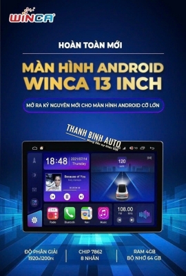 Màn hình Android Winca 13 inchs